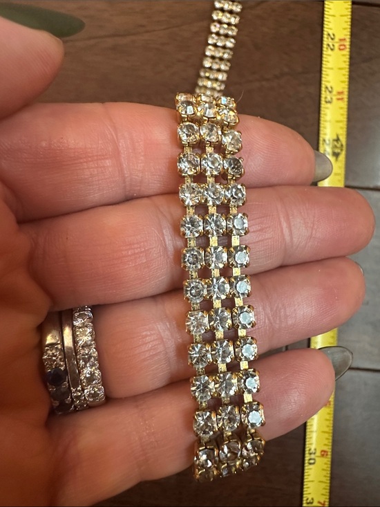 Vintage Gorgeous Elegant Gold Rhinestone Belt main image 6